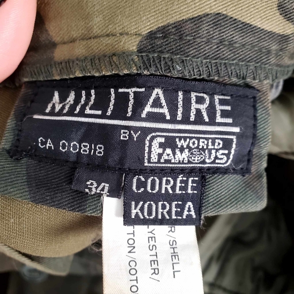 Rare Vintage 80's Canadian Army Cargo Pants Woodland Camouflage Lining Jacket - Picture 16 of 17